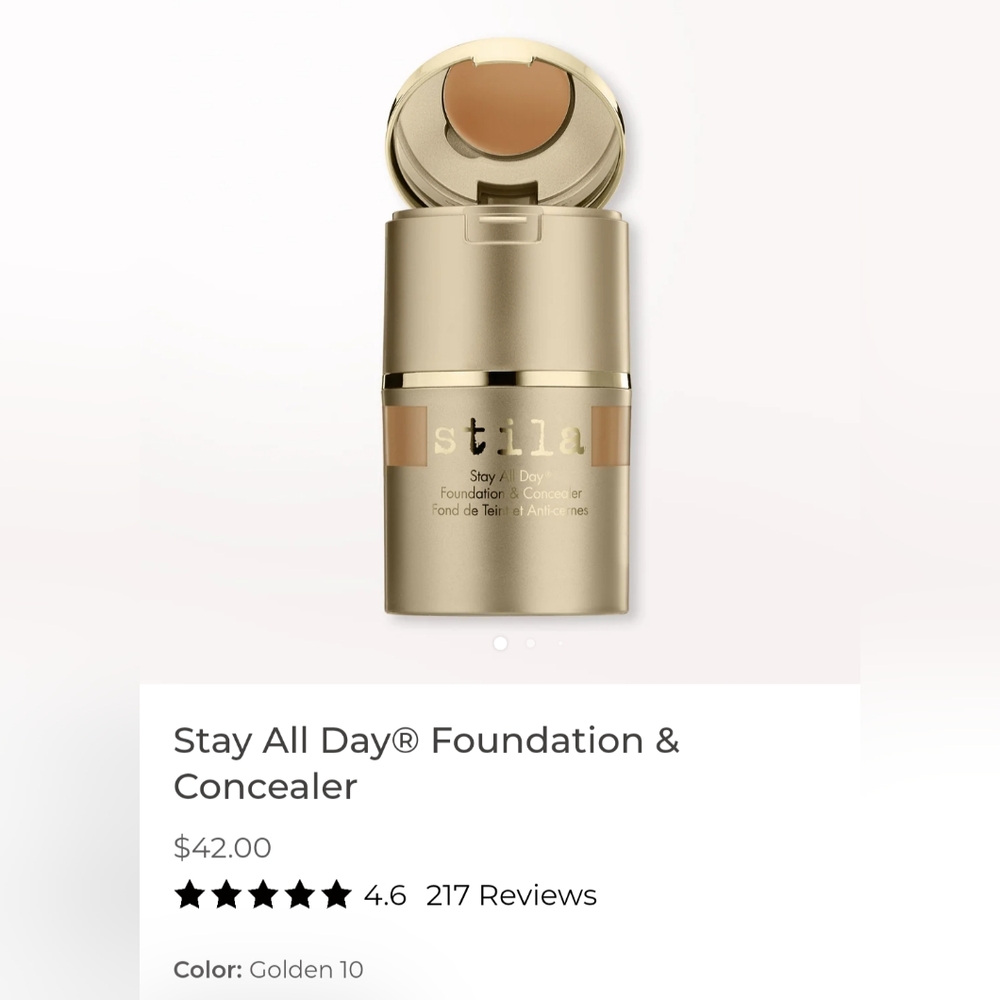 NIB🔥12 Hour Stila 2in1 "Stay All Day" Foundation & Concealer❤️‍🔥Golden